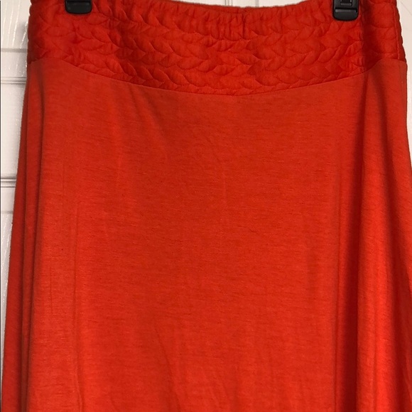 Women’s Bright Orange Maxi skirt Size M - Picture 4 of 6